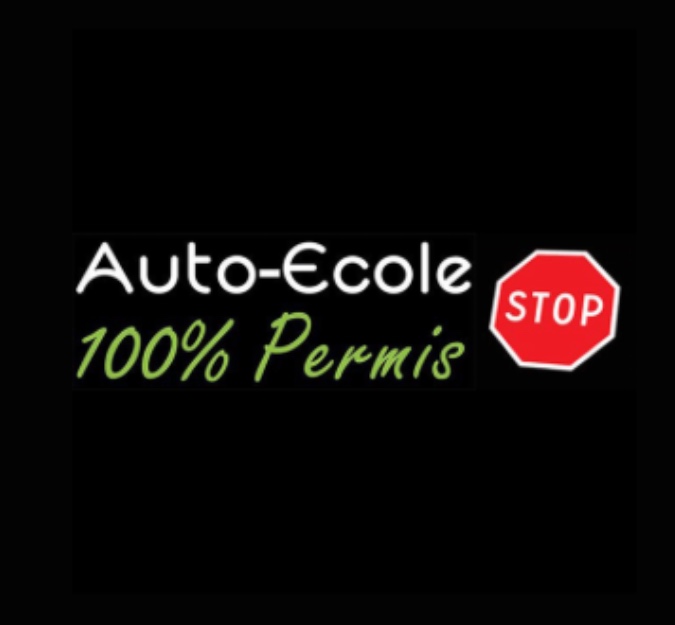Logo de Auto-Ecole 100% Permis