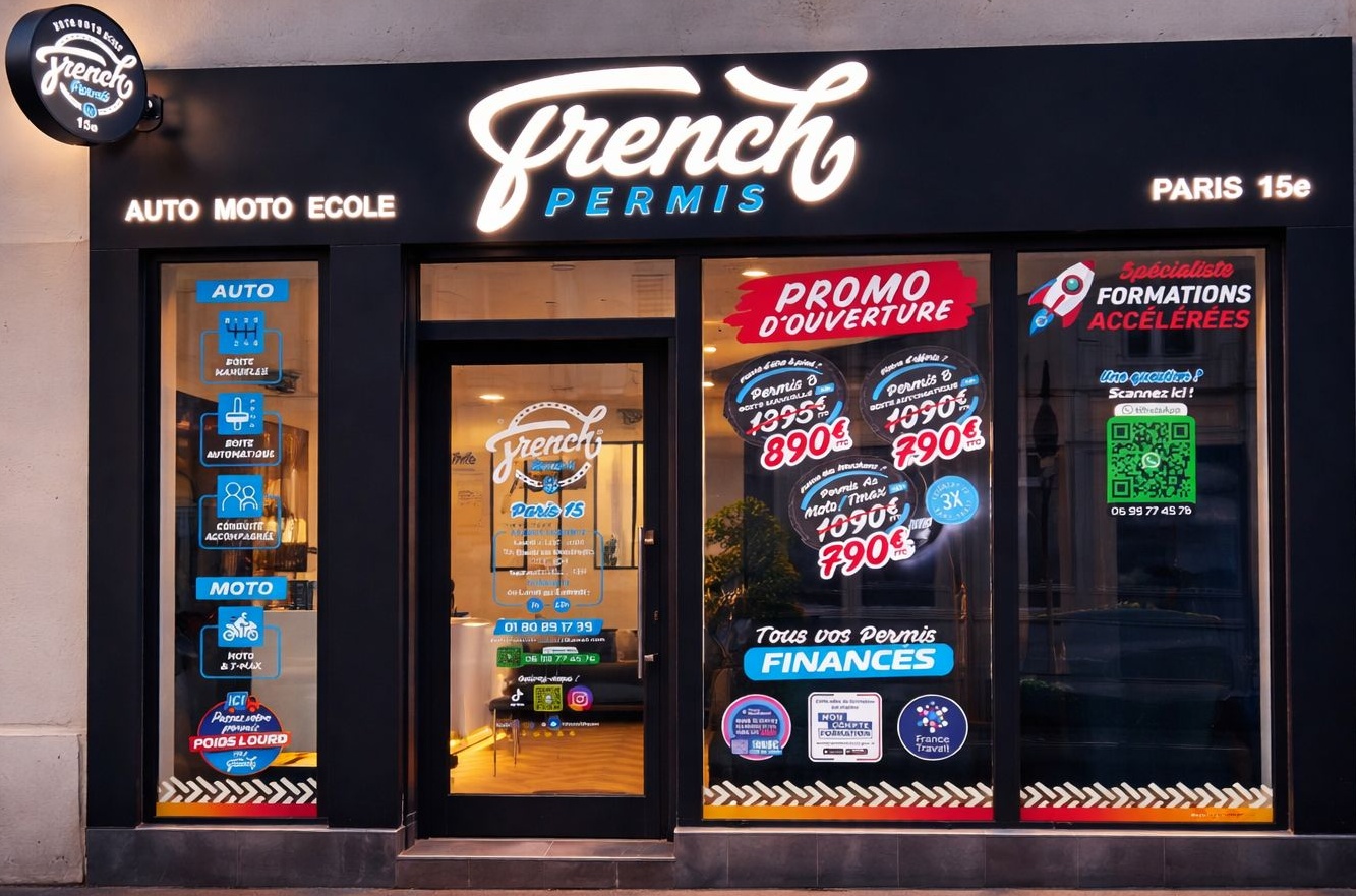 French permis paris 15 - Photo 2