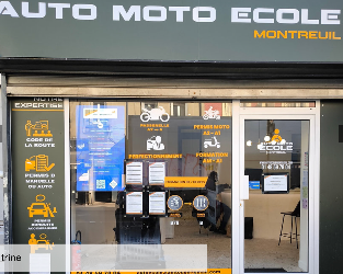 Logo de Auto moto école montreuil