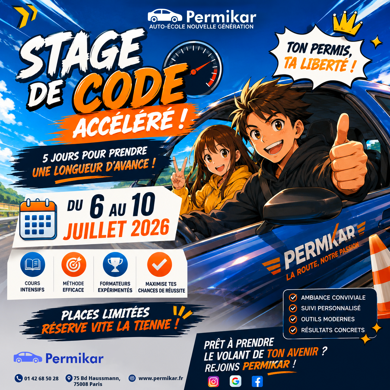 🚗🔥 Stage de Code Accéléré chez Permikar ! 🔥🚗